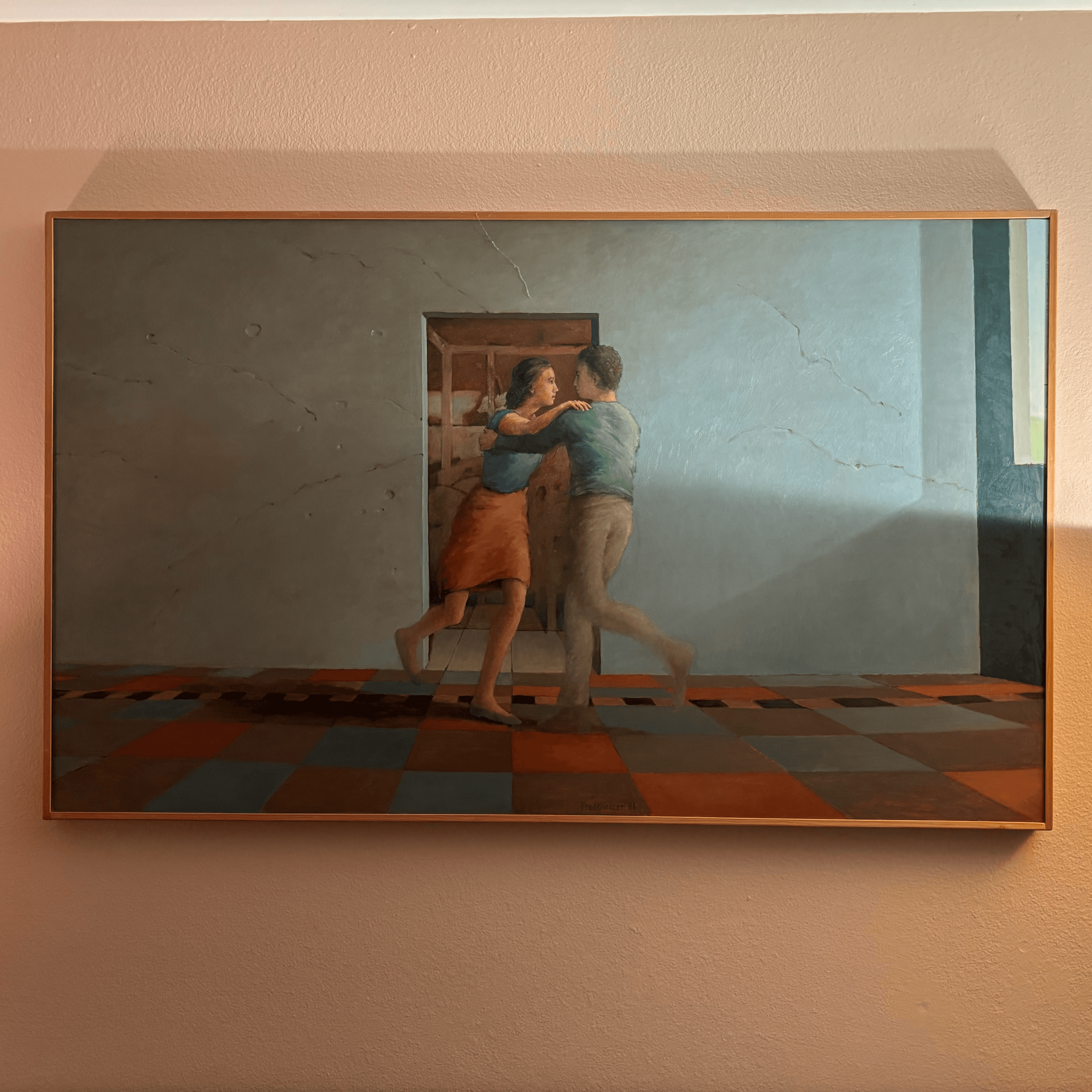 painting in the house of carols at the ruth asawa salon