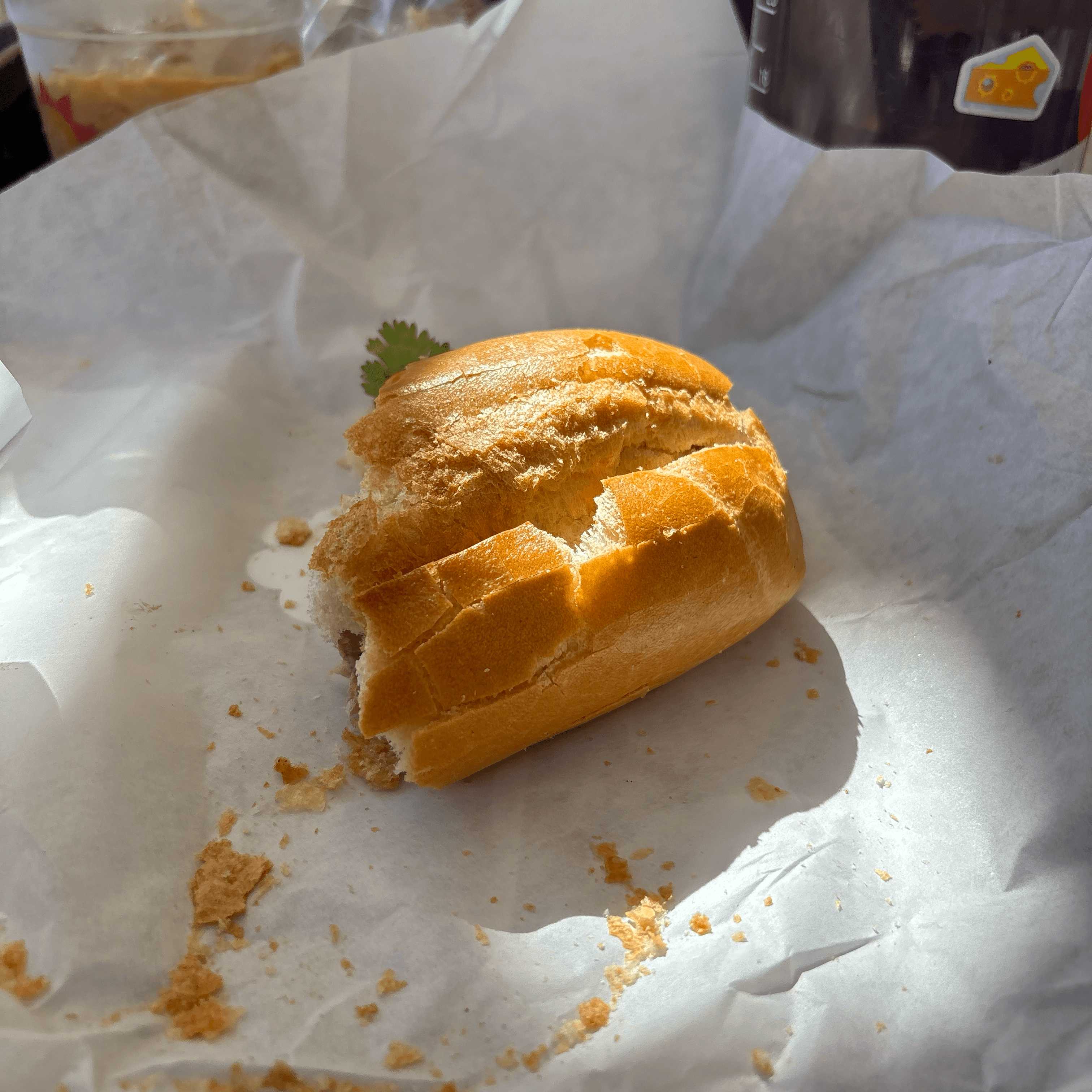 sun on my banh mi from kien giang bakery